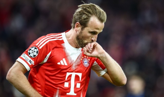 凯恩拜仁生涯32场欧冠直接参与32球，自23/24赛季同期球员中最多