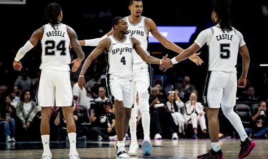 开云网页版-ESPN预测开拓者vs马刺：开拓者胜率19.9%，马刺胜率80.1%